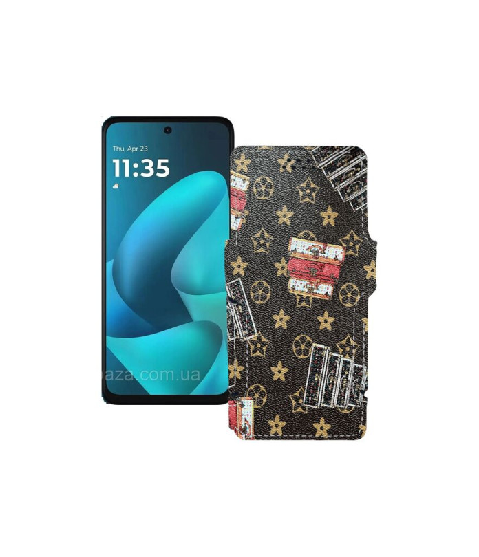 Чохол-книжка з екошкіри для телефону Motorola Moto G57 Power