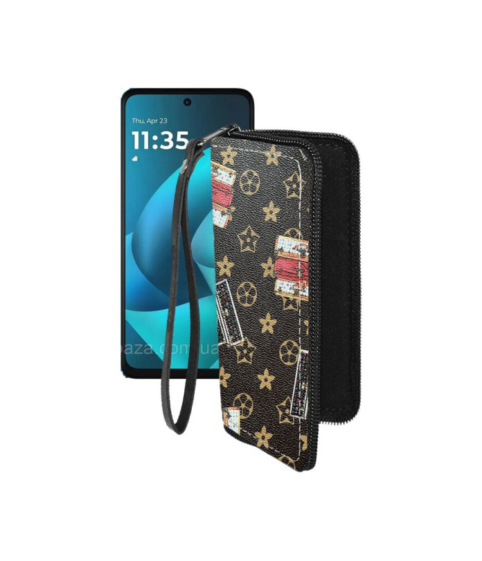 Чохол-гаманець з екошкіри для телефону Motorola Moto G57 Power