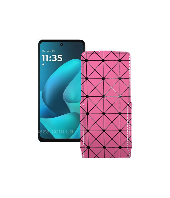 Чохол-флип з екошкіри для телефону Motorola Moto G57 Power