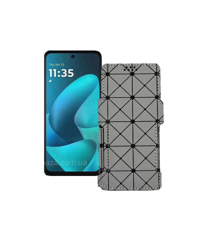 Чохол-книжка з екошкіри для телефону Motorola Moto G57 Power