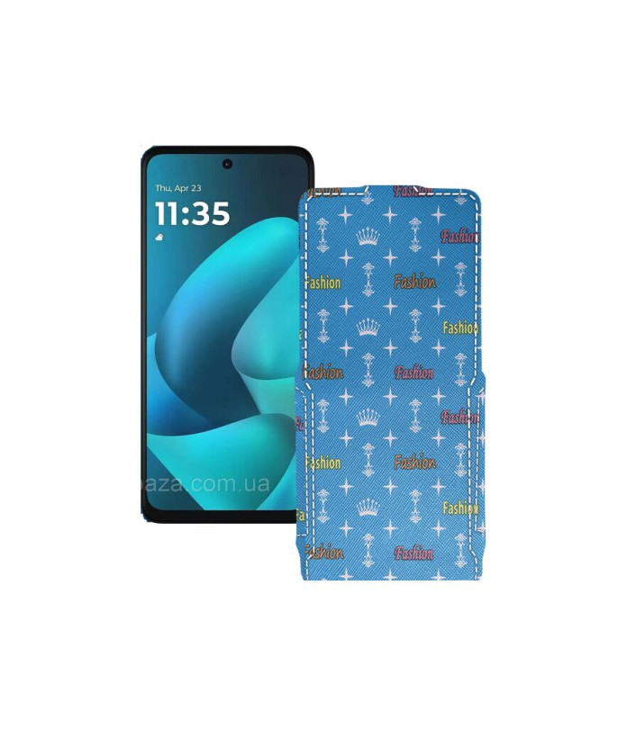 Чохол-флип з екошкіри для телефону Motorola Moto G57 Power