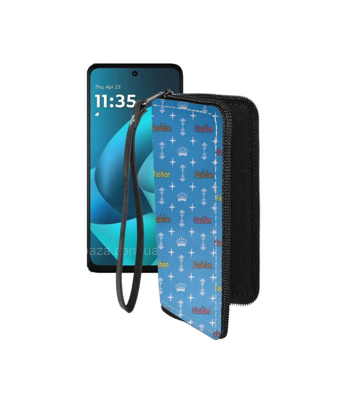 Чохол-гаманець з екошкіри для телефону Motorola Moto G57 Power