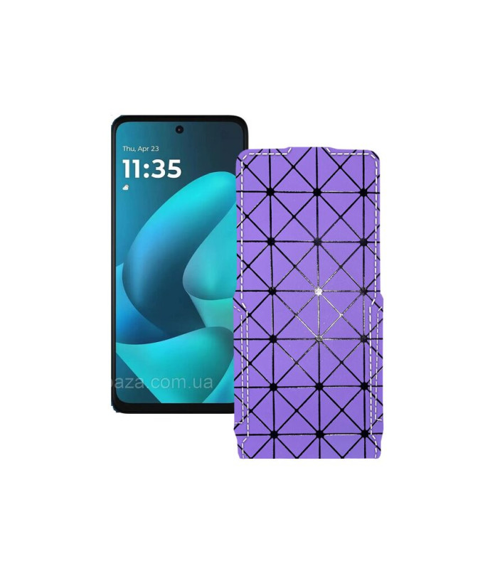 Чохол-флип з екошкіри для телефону Motorola Moto G57 Power