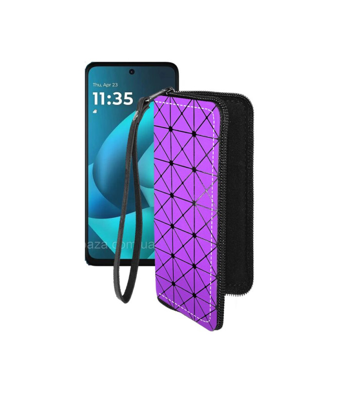 Чохол-гаманець з екошкіри для телефону Motorola Moto G57 Power