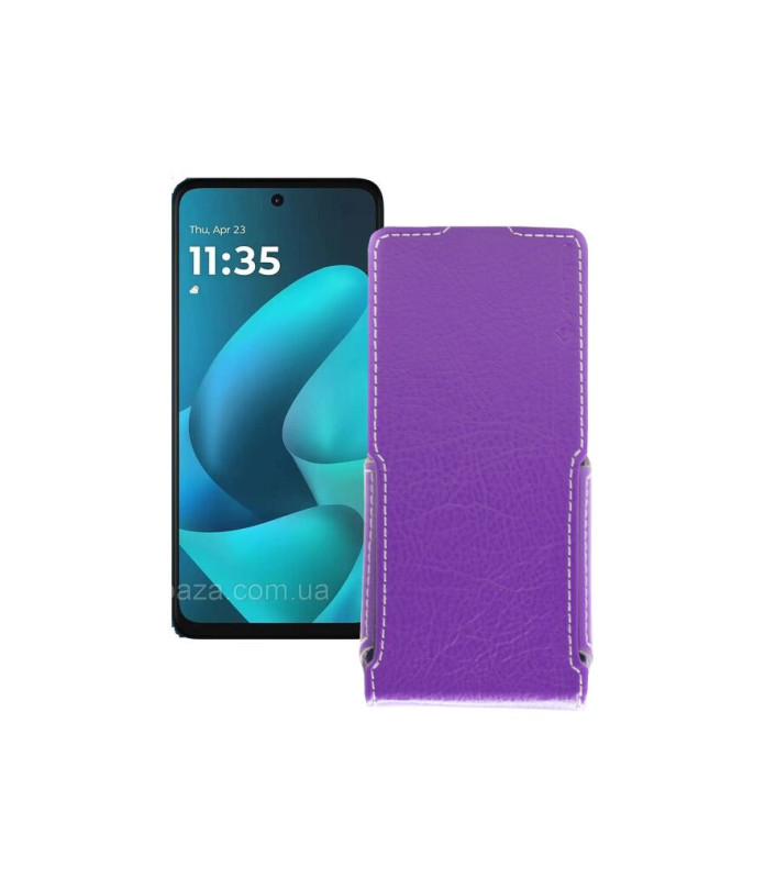 Чохол-флип з екошкіри для телефону Motorola Moto G57 Power