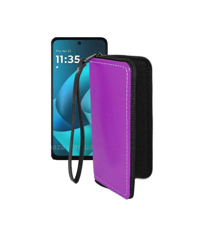 Чохол-гаманець з екошкіри для телефону Motorola Moto G57 Power