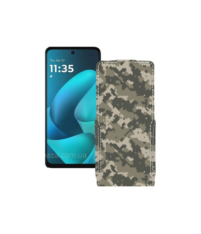 Чохол-флип з екошкіри для телефону Motorola Moto G57 Power