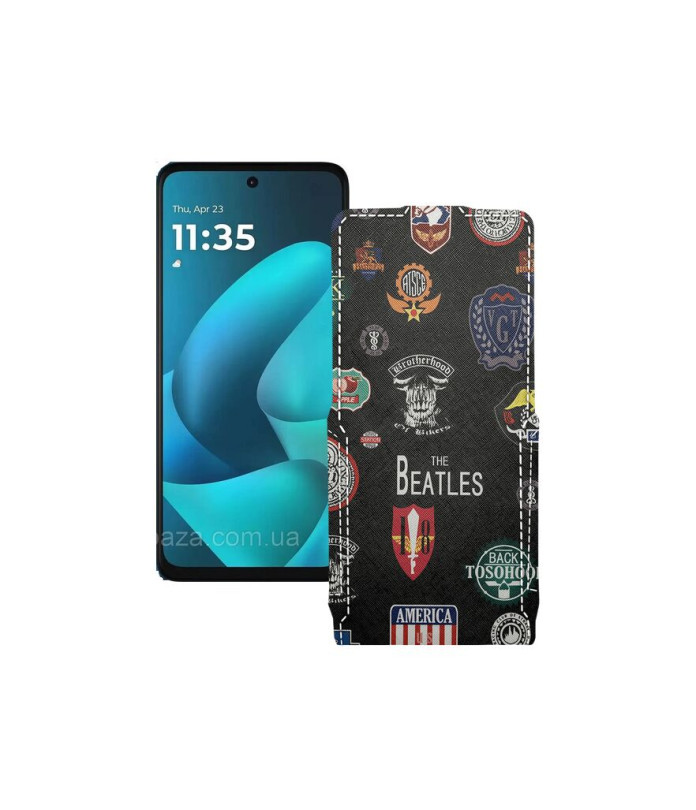 Чохол-флип з екошкіри для телефону Motorola Moto G57 Power