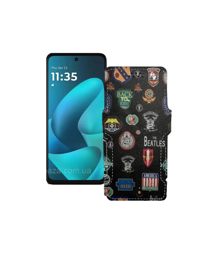 Чохол-книжка з екошкіри для телефону Motorola Moto G57 Power