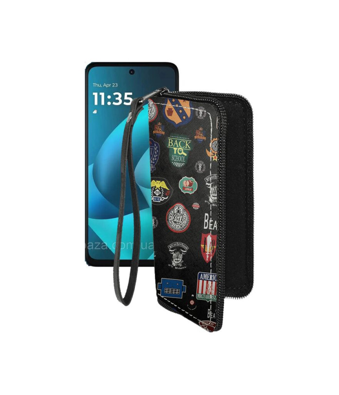 Чохол-гаманець з екошкіри для телефону Motorola Moto G57 Power