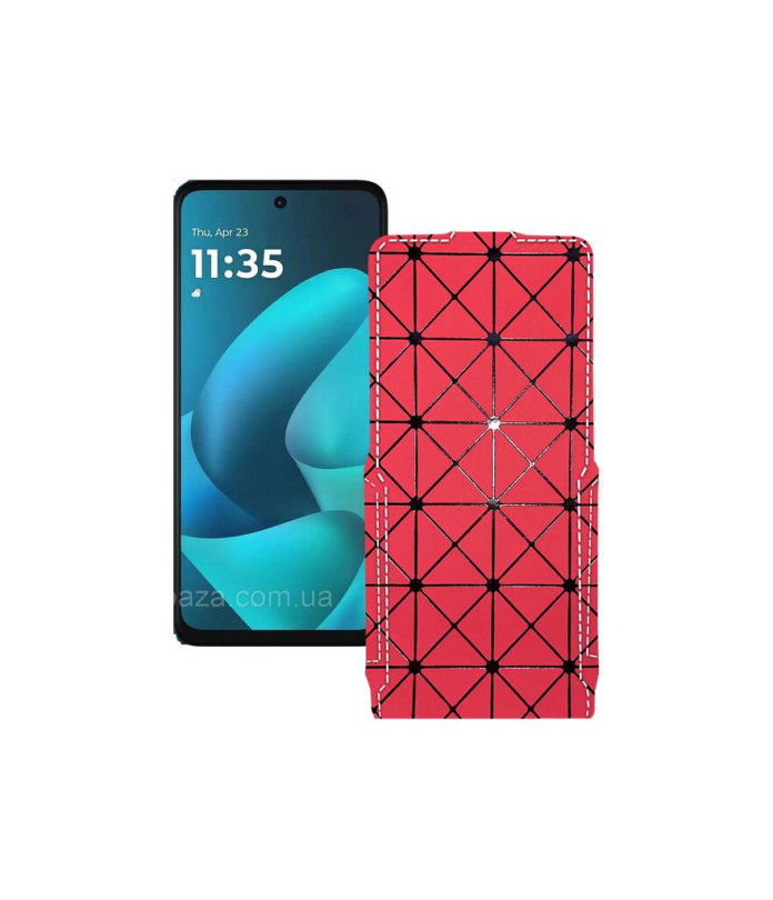 Чохол-флип з екошкіри для телефону Motorola Moto G57 Power