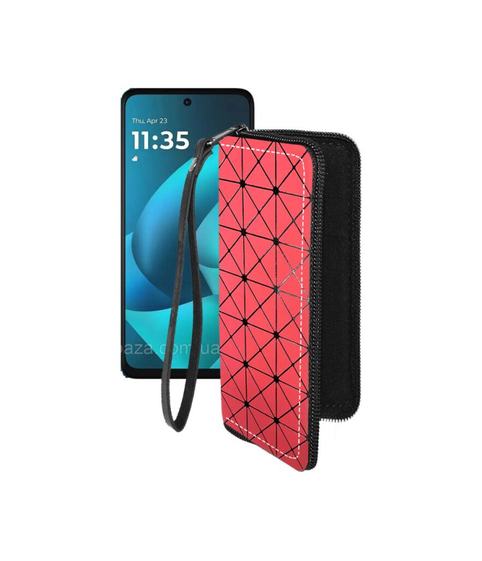 Чохол-гаманець з екошкіри для телефону Motorola Moto G57 Power