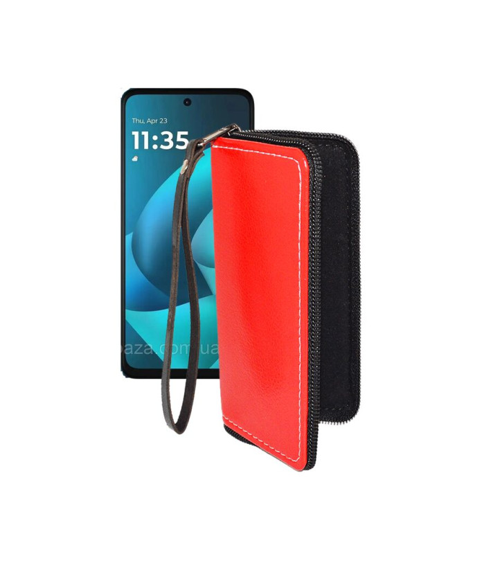 Чохол-гаманець з екошкіри для телефону Motorola Moto G57 Power