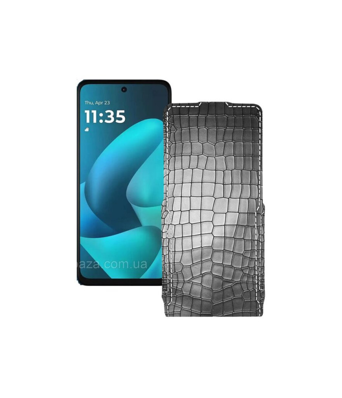 Чохол-флип з екошкіри для телефону Motorola Moto G57 Power