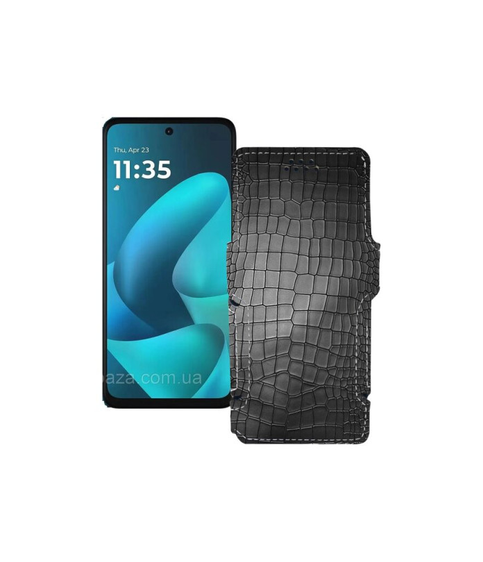 Чохол-книжка з екошкіри для телефону Motorola Moto G57 Power