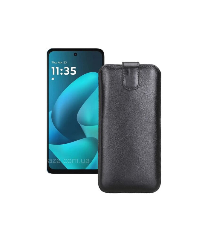Витяжка з екошкіри для телефону Motorola Moto G57 Power