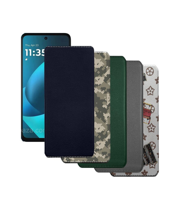 Накладка з екошкіри для телефону Motorola Moto G57 Power