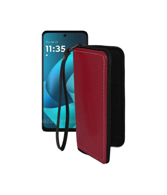 Чохол-гаманець з екошкіри для телефону Motorola Moto G57 Power