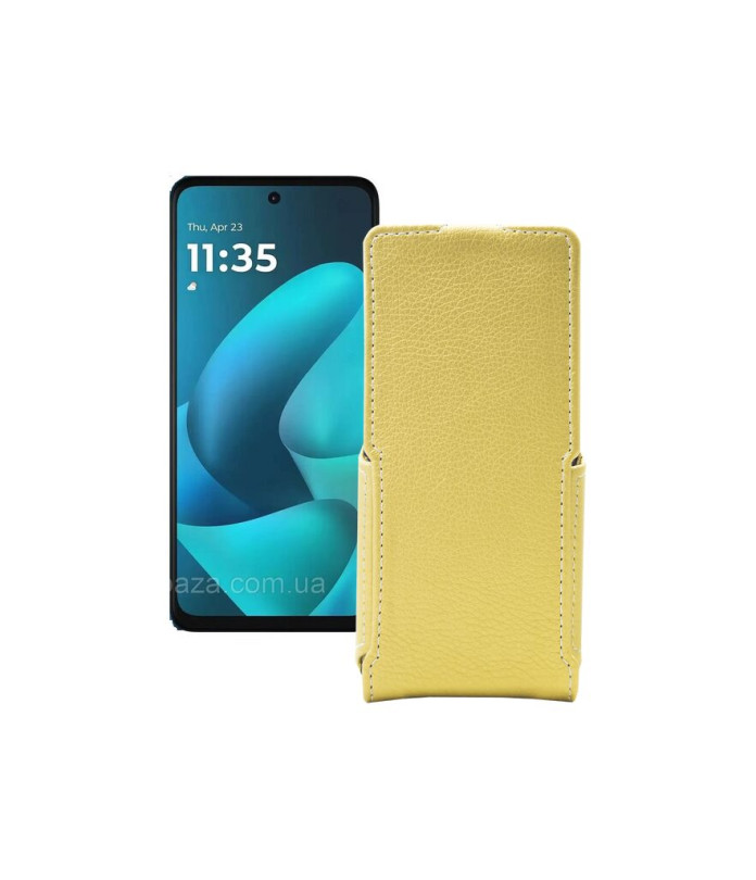 Чохол-флип з екошкіри для телефону Motorola Moto G57 Power