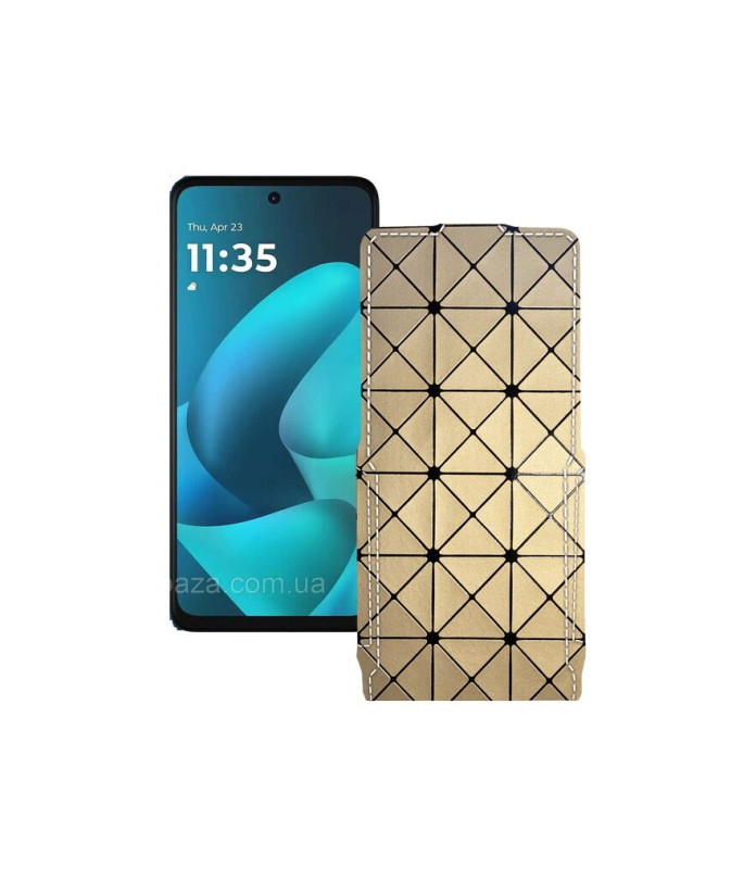 Чохол-флип з екошкіри для телефону Motorola Moto G57 Power