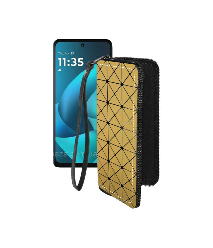 Чохол-гаманець з екошкіри для телефону Motorola Moto G57 Power