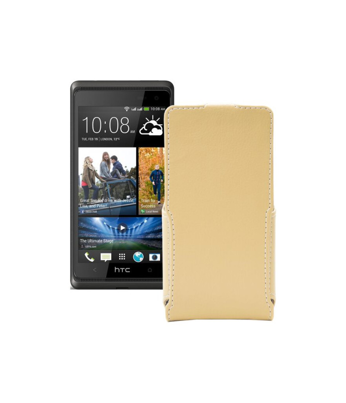 Чохол-флип з екошкіри для телефону HTC Desire 600