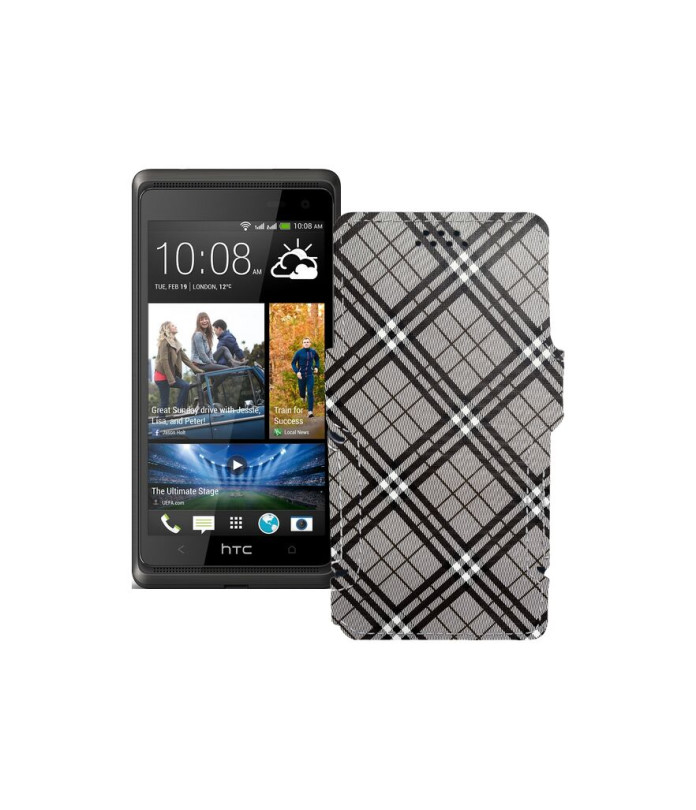 Чохол-книжка з екошкіри для телефону HTC Desire 600