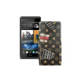 Чохол-флип з екошкіри для телефону HTC Desire 600