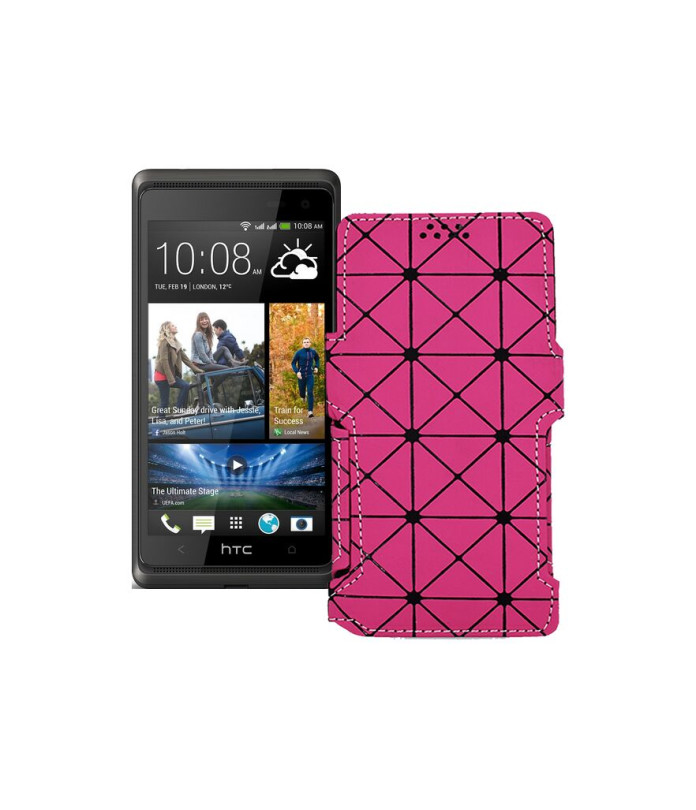 Чохол-книжка з екошкіри для телефону HTC Desire 600