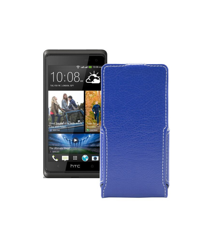 Чохол-флип з екошкіри для телефону HTC Desire 600