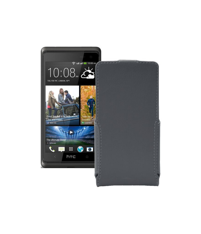 Чохол-флип з екошкіри для телефону HTC Desire 600