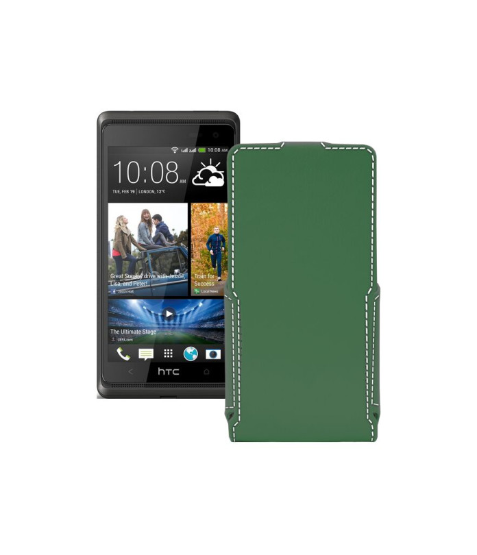 Чохол-флип з екошкіри для телефону HTC Desire 600