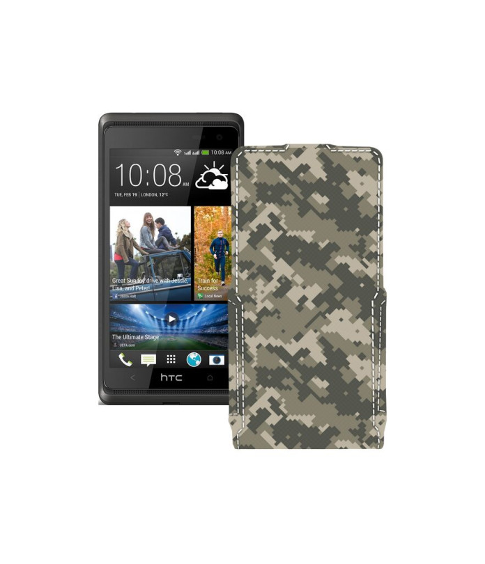 Чохол-флип з екошкіри для телефону HTC Desire 600