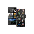 Чохол-книжка з екошкіри для телефону HTC Desire 600