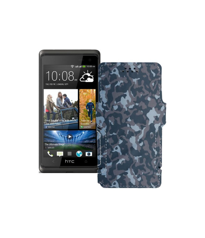 Чохол-книжка з екошкіри для телефону HTC Desire 600