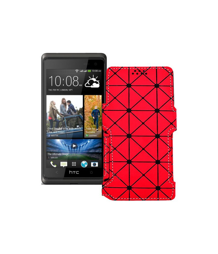 Чохол-книжка з екошкіри для телефону HTC Desire 600