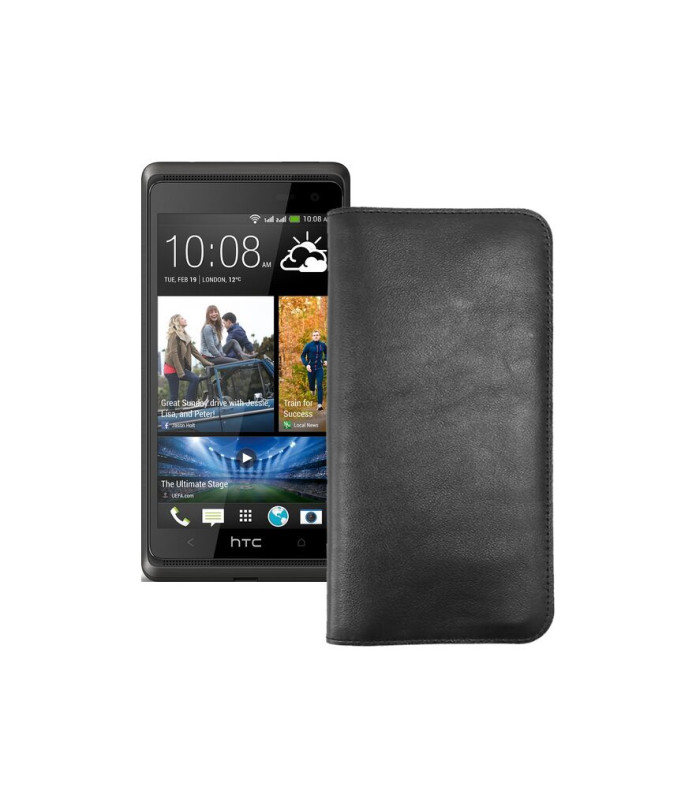 Портмоне з шкіри для телефону HTC Desire 600