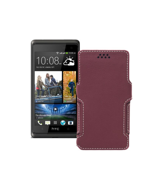 Чохол-книжка з екошкіри для телефону HTC Desire 600