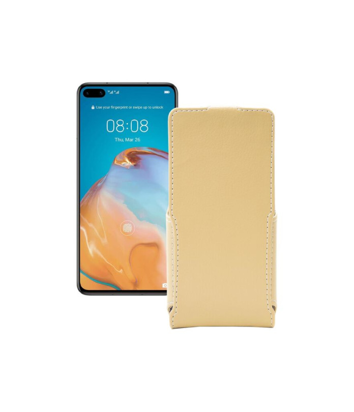 Чохол-флип з екошкіри для телефону Huawei P40 4G