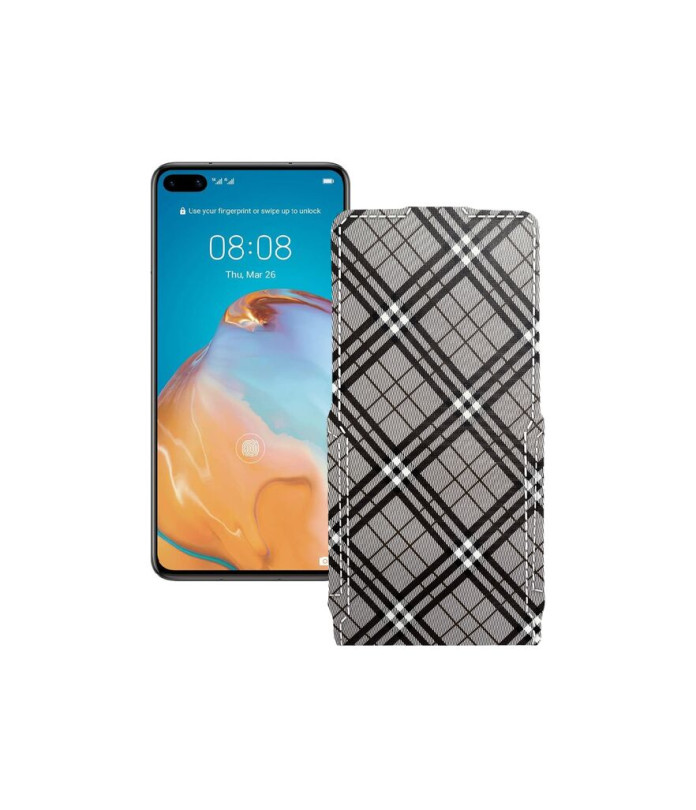 Чохол-флип з екошкіри для телефону Huawei P40 4G