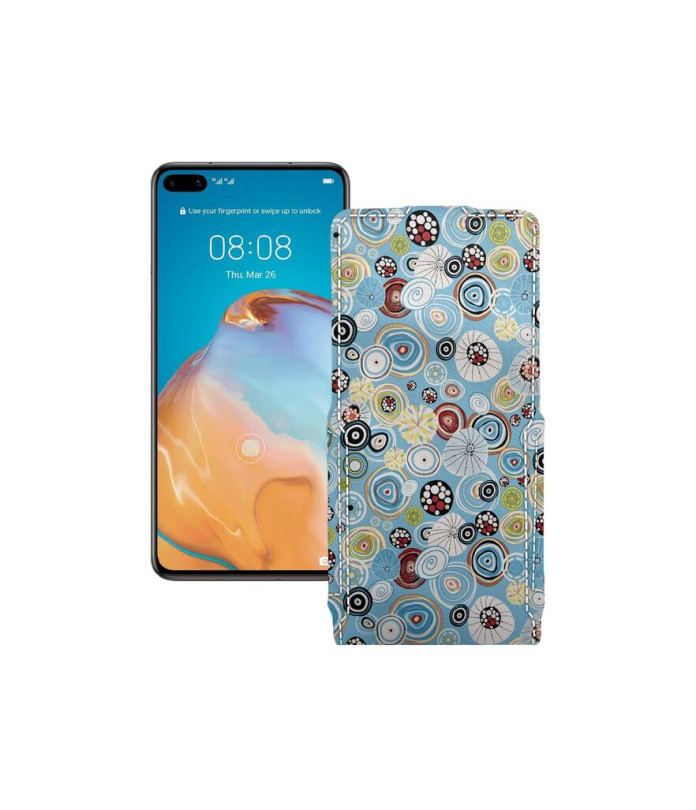 Чохол-флип з екошкіри для телефону Huawei P40 4G