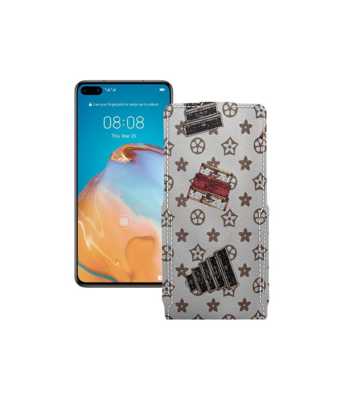 Чохол-флип з екошкіри для телефону Huawei P40 4G