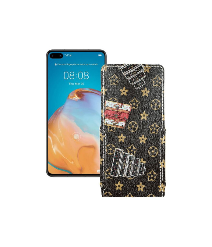 Чохол-флип з екошкіри для телефону Huawei P40 4G