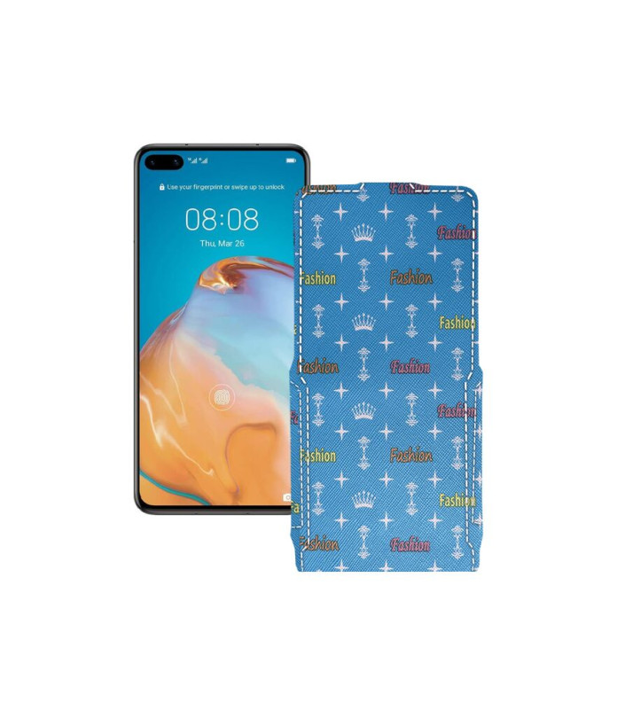 Чохол-флип з екошкіри для телефону Huawei P40 4G