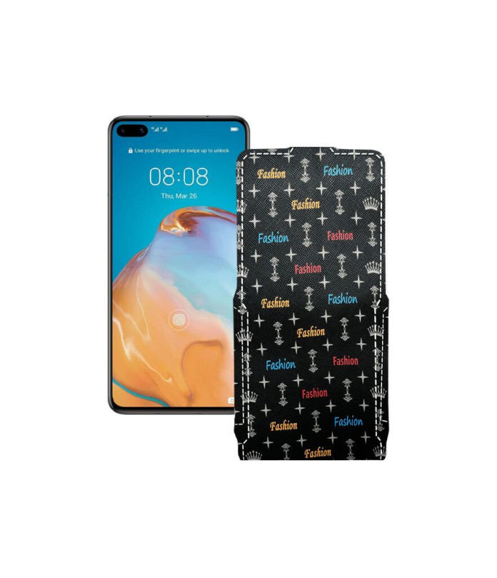 Чохол-флип з екошкіри для телефону Huawei P40 4G