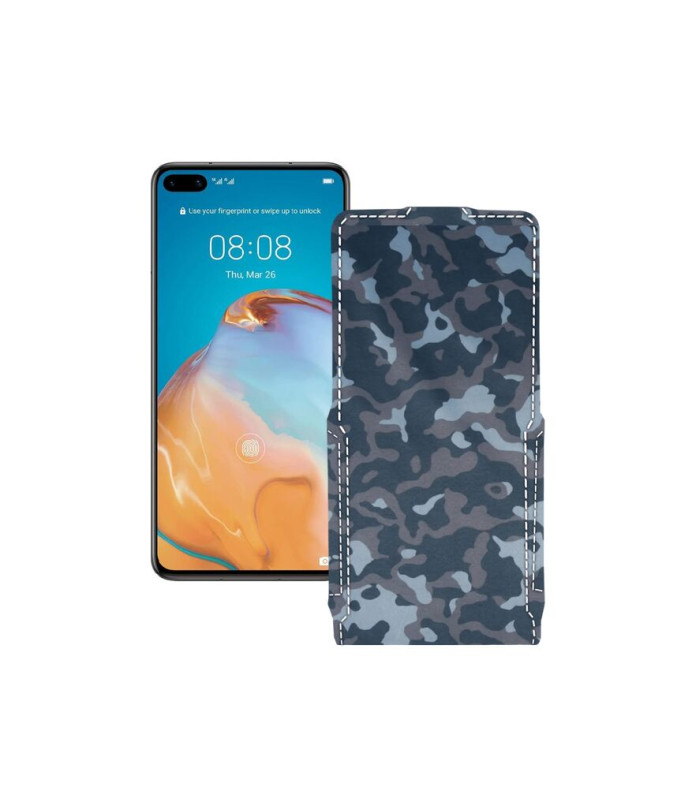 Чохол-флип з екошкіри для телефону Huawei P40 4G