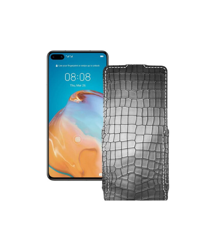 Чохол-флип з екошкіри для телефону Huawei P40 4G