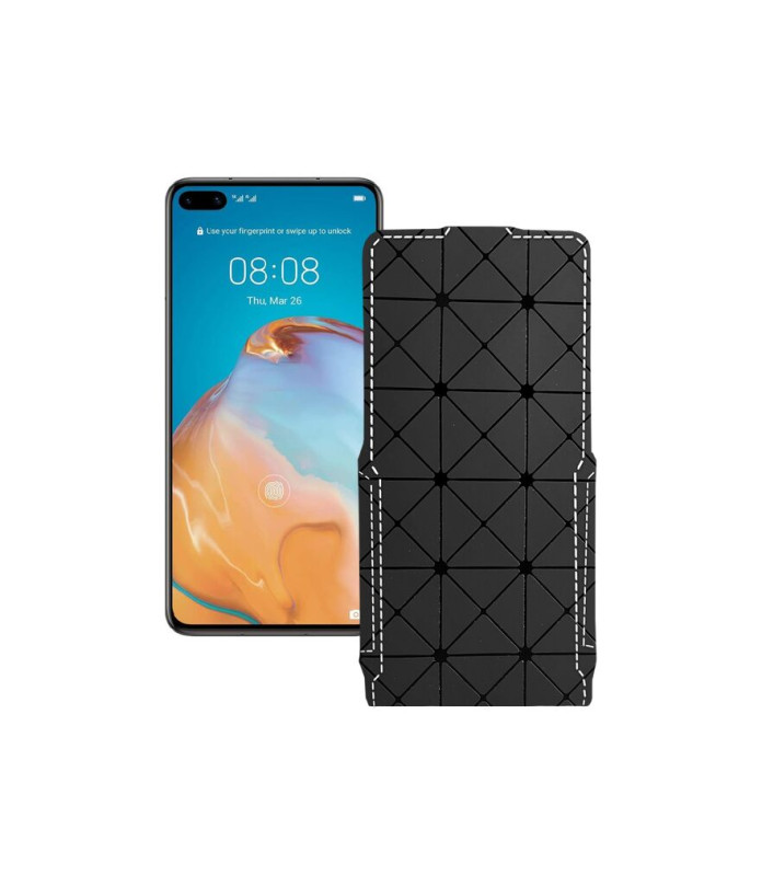 Чохол-флип з екошкіри для телефону Huawei P40 4G