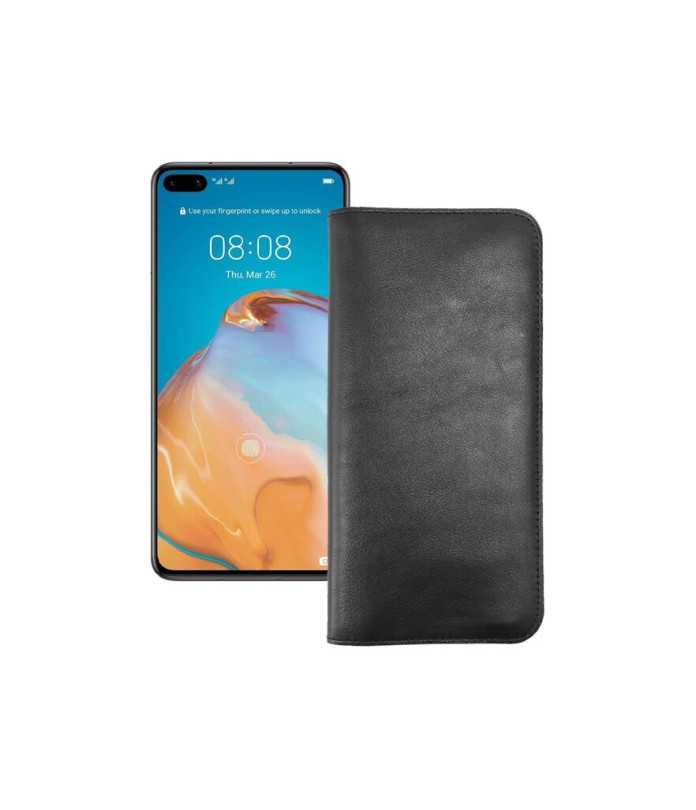 Портмоне з шкіри для телефону Huawei P40 4G