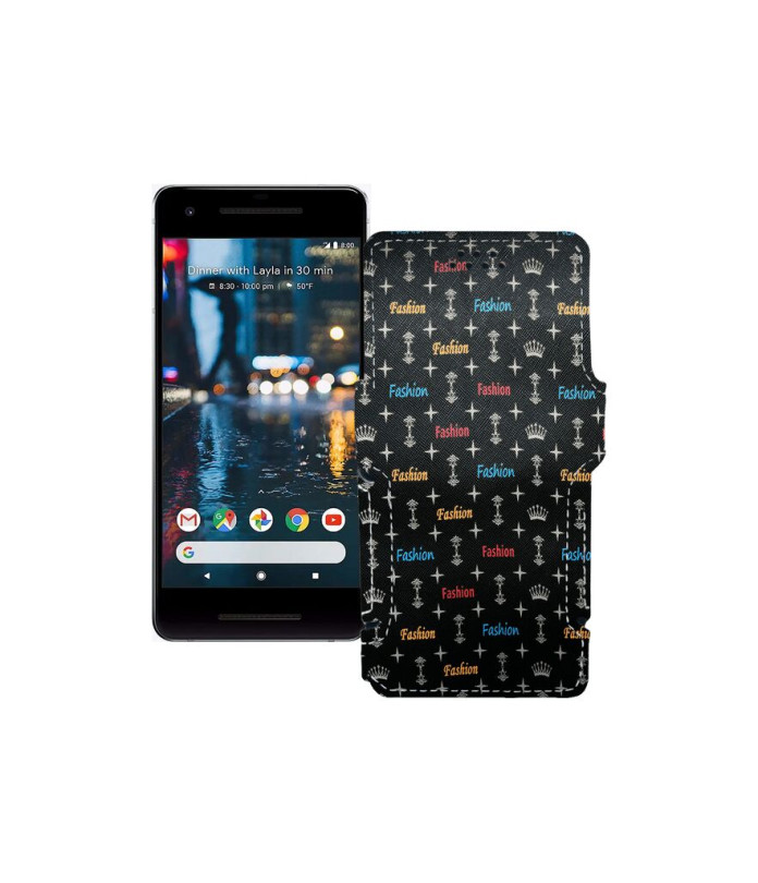 Чохол-книжка з екошкіри для телефону Google Pixel 2